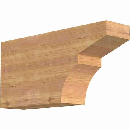 Ekena Millwork Monterey Smooth Rafter Tail, Western Red Cedar, 5 1/2"W x 12"H x 24"L RFT06X12X24MON00SWR